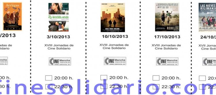 XVIII JORNADAS DE CINE SOLIDARIO 2013
